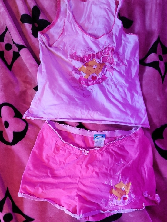 Care Bears Other - Care Bears Bright Pink Children's Tank and Shorts Set